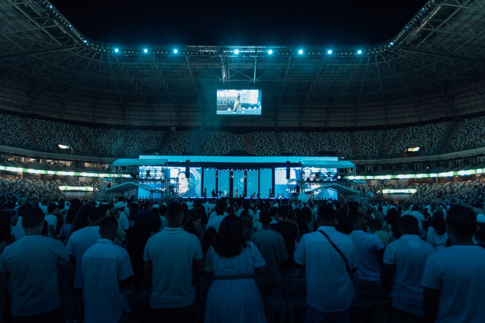 Arena MRV lotada na virada